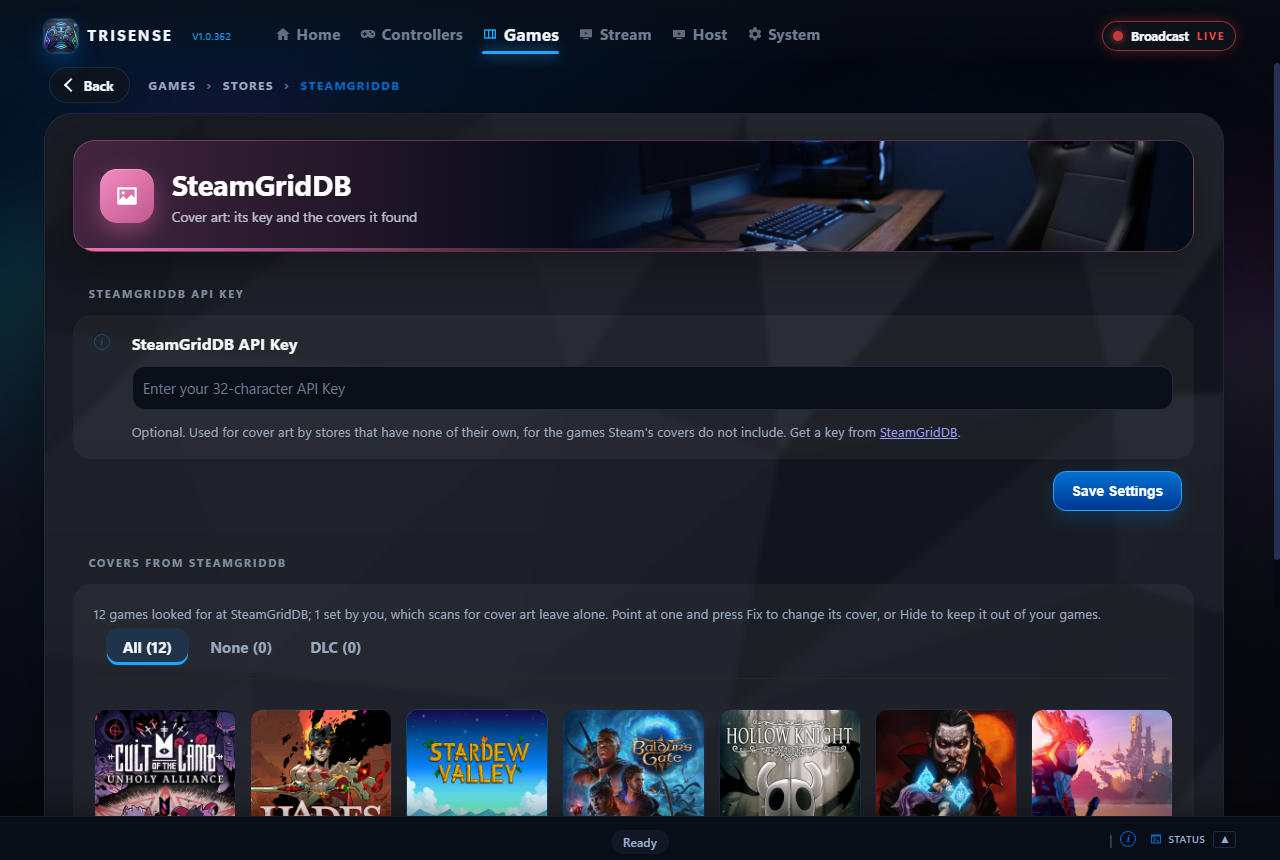 SteamGridDB covers