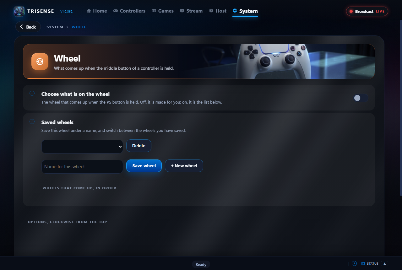 The Wheel page